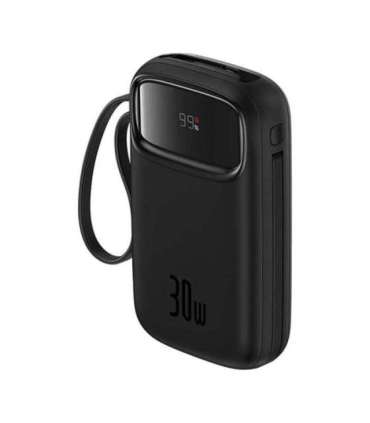 Powerbank Baseus QPow 2 10000mAh 30W 2xUSB-C (black)