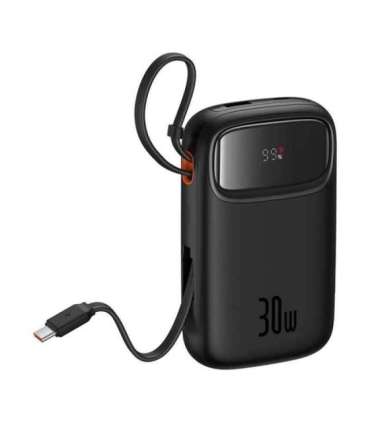Powerbank Baseus QPow 2 10000mAh 30W 2xUSB-C (black)