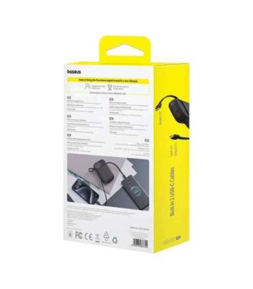 Powerbank Baseus QPow 2 10000mAh 30W 2xUSB-C (black)