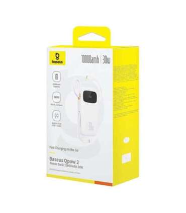 Baseus QPow 2 10000mAh 30W powerbank (white)