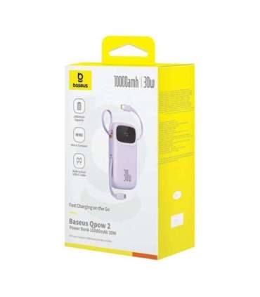 Baseus QPow 2 10000mAh 30W 2xUSB-C powerbank (purple)