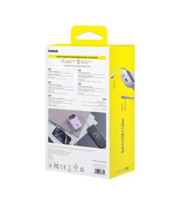 Baseus QPow 2 10000mAh 30W 2xUSB-C powerbank (purple)