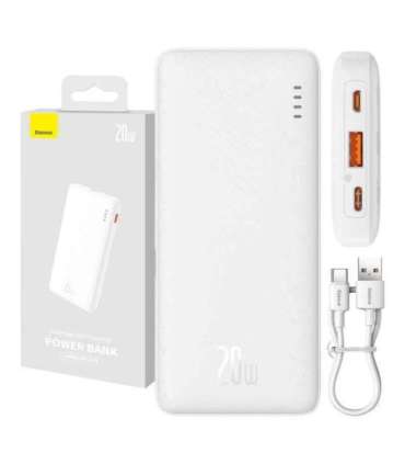Baseus Airpow 10000mAh 20W powerbank (white)