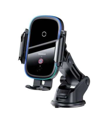 Baseus car holder with 15W charger (black) Bayern edition