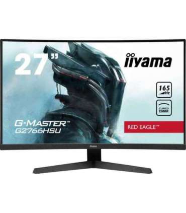 LCD Monitor|IIYAMA|G2766HSU-B1|27"|Gaming/Curved|Panel VA|1920x1080|16:9|165Hz|Matte|1 ms|Speakers|G2766HSU-B1