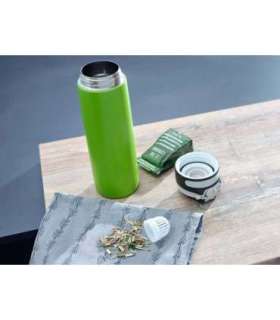 Leifheit 03277 travel mug 600 ml Black, Green Stainless steel