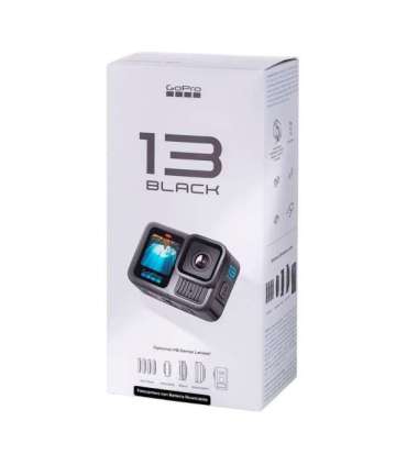 GoPro HERO13 BLACK action sports camera 27.6 MP 5.3K Ultra HD CMOS 25.4 / 1.9 mm (1 / 1.9") Wi-Fi 121 g