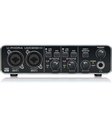 Behringer UMC202HD recording audio interface