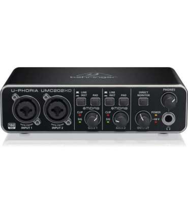 Behringer UMC202HD recording audio interface