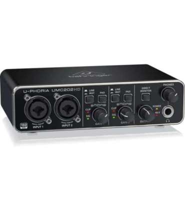 Behringer UMC202HD recording audio interface