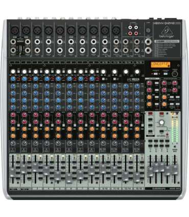 Behringer QX2442USB audio mixer 24 channels
