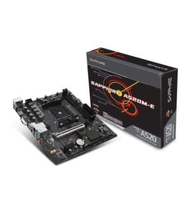 Sapphire A520M-E AMD A520 Socket AM4 micro ATX