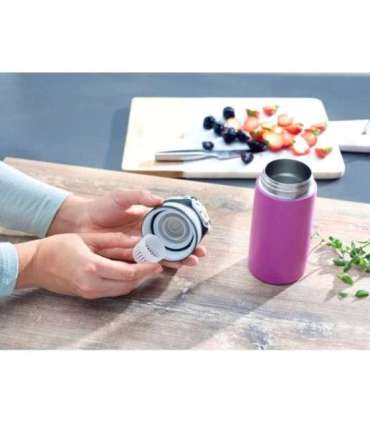 Leifheit Thermal mug Flip 350 ml Purple