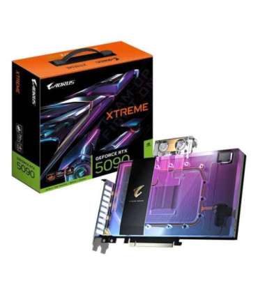 GIGABYTE AORUS GeForce RTX 5090 XTREME WATERFORCE WB 32G Graphics Card - 32GB GDDR7