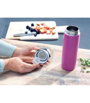 Thermal mug Leifheit Flip 600 ml Purple