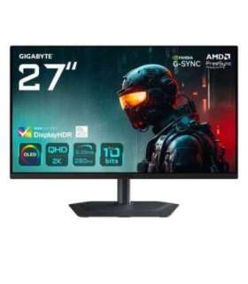 GIGABYTE MO27Q2A 27” OLED 2K QHD Gaming Monitor - 2560 x 1440, 280Hz, 0.03ms, 250 cd/m², FreeSync Premium Pro,