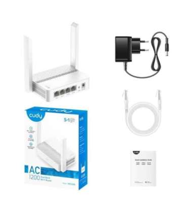 Cudy WR1200E wireless router Fast Ethernet Dual-band (2.4 GHz / 5 GHz) White