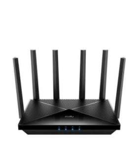 Cudy WR11000 wireless router 2.5 Gigabit Ethernet Tri-band (2.4 GHz / 5 GHz / 6 GHz) Black