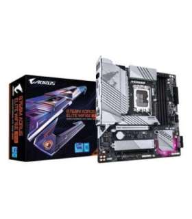 GIGABYTE B760M AORUS ELITE WIFI6E GEN5 Motherboard - Supports 14th Gen. Intel Core CPUs, 12+1+1 phases VRM, up to