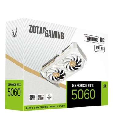 Zotac GAMING GeForce RTX 5060 Twin Edge OC White Edition NVIDIA 8 GB GDDR7