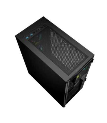 Gembird Fornax 4000 ARGB gaming ATX computer case, Midi Tower, backlight, Black