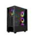 Gembird Fornax 4000 ARGB gaming ATX computer case, Midi Tower, backlight, Black