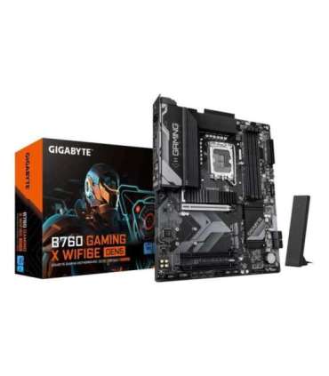 GIGABYTE B760 GAMING X WIFI6E GEN5 Motherboard - Supports 14th Gen. Intel Core CPUs, 8+1+1 phases VRM, up to 5600MHz