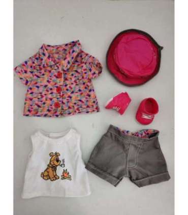 WOOPIE ROYAL Яркая одежда для куклы/щенка - курточка и шапочка, 43-46 см