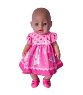 WOOPIE ROYAL Nuku riietus Roosa jänesekleit 43-46 cm