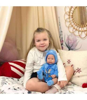 WOOPIE ROYAL Пупс в костюме мишки, 46 см