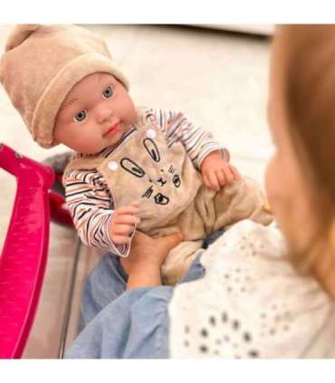 WOOPIE ROYAL beebinukk jänesekostüümis 46 cm