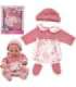 WOOPIE Ubranko dla Lalki Zestaw Sukienka Czapeczka 43 - 46 cm Różowy