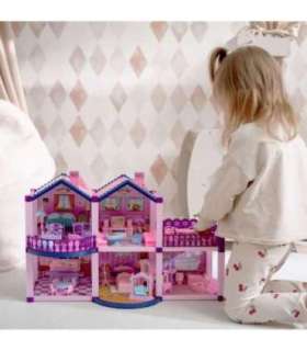 WOOPIE nukumaja poni-nukkudele PONY FANTASY VILLA, 120 osa.