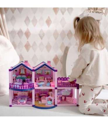 WOOPIE nukumaja poni-nukkudele PONY FANTASY VILLA, 120 osa.