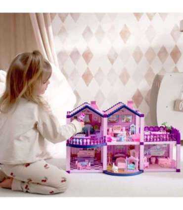 WOOPIE nukumaja poni-nukkudele PONY FANTASY VILLA, 120 osa.