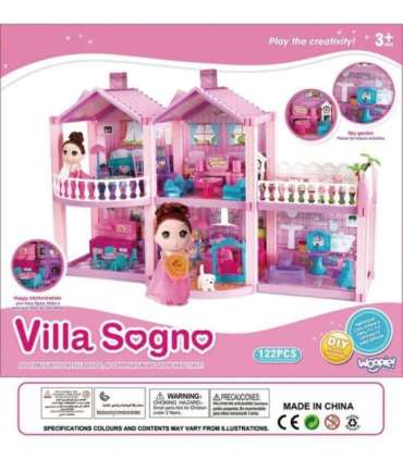 WOOPIE Домик для кукол-пони PONY FANTASY VILLA, 120 шт.