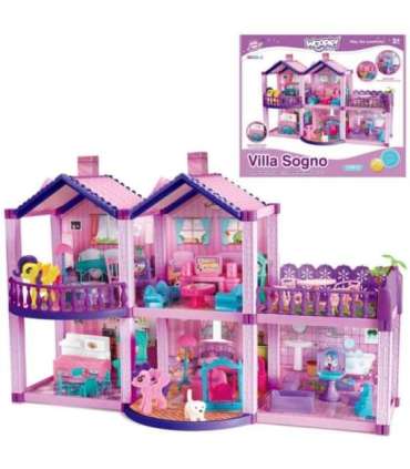 WOOPIE nukumaja poni-nukkudele PONY FANTASY VILLA, 120 osa.