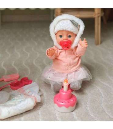 WOOPIE ROYAL interaktiivne nukk 'Väikese Zosia sünnipäev', 35 cm + aksessuaarid