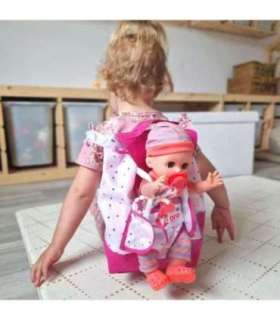 WOOPIE ROYAL Hooldaja komplekt: beebinukk koos aksessuaaridega, 19 osa.