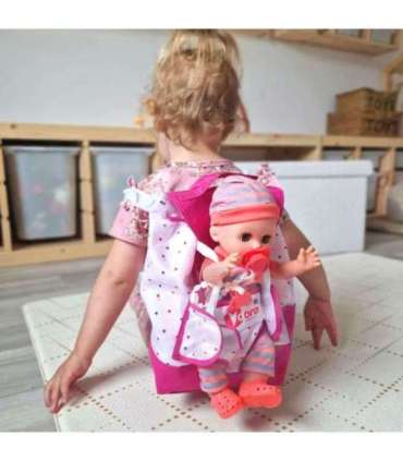 WOOPIE ROYAL Hooldaja komplekt: beebinukk koos aksessuaaridega, 19 osa.