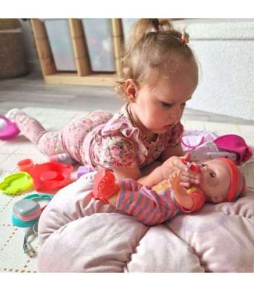 WOOPIE ROYAL Hooldaja komplekt: beebinukk koos aksessuaaridega, 19 osa.