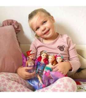 WOOPIE 4 maagilise printsessi komplekt - 4-ühes nukukarp koos aksessuaaridega