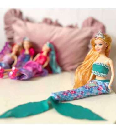 WOOPIE 4 maagilise printsessi komplekt - 4-ühes nukukarp koos aksessuaaridega