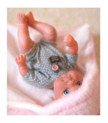 WOOPIE ROYAL Первая кукла-младенец с одеялом и зайчиком, 23 см