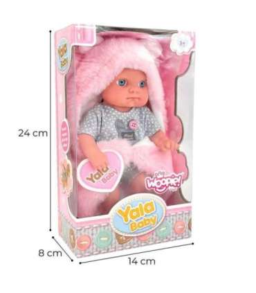 WOOPIE ROYAL Esimene beebinukk koos tekiga ja jänkuga, 23 cm