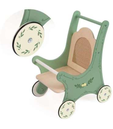 CLASSIC WORLD puidust vintage-nukuvanker nukkude jaoks