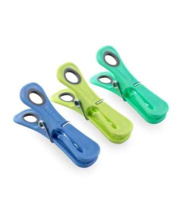 Beldray LA035716RPFEU7 24 Dual-Grip Pegs – Green/Blue
