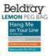 Beldray LA032005LEMFEU7 Peg Bag - Lemon Print