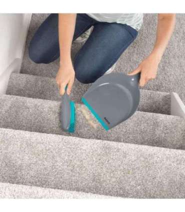 Beldray LA034191UFFEU7 Antibac Pet Plus+ Rubber Head Dustpan & Brush Set