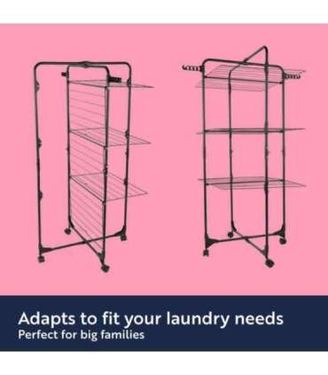 Beldray LA035747BLKFEU7 30 Metre Tower Airer